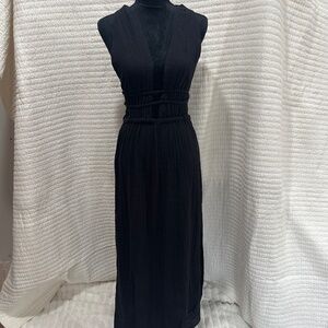 L*Space Kira Swim Maxi Cover Up 100% Cotton Size Medium MSRP $145 NWT